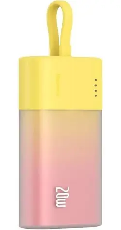 Baseus Popsicle červeno-žlutá / Powerbanka / 5200 mAh