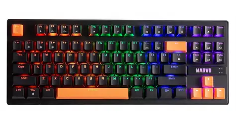 Marvo Krone KG901C / Mechanická klávesnice / Blue switch / 87 kláves / EN layout