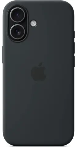 Apple černá / Silikonový kryt s MagSafe / iPhone 17