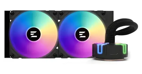 Zalman Reserator5 Z24 ARGB černá / Vodní chlazení / AIO / 240 mm / 2x 120 mm ARGB