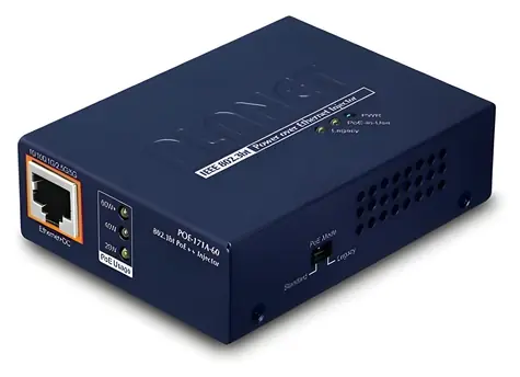 Planet POE-171A-60 / PoE injektor / IEEE802.3bt / 60W / 1000Base-T / desktop