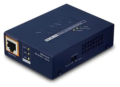 Planet POE-171A-95 / PoE injektor / IEEE 802.3bt / 95W / 1000Base-T / Desktop