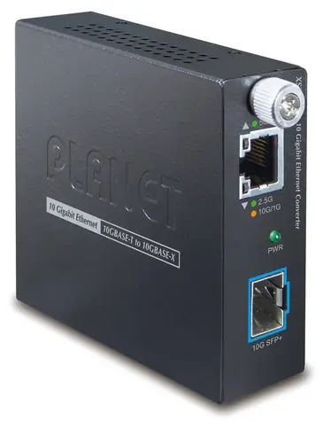 Planet XST-705A / Media konvertor / 10G/5G/2,5G/1G/100M / SFP+ slot / 10GBASE-X