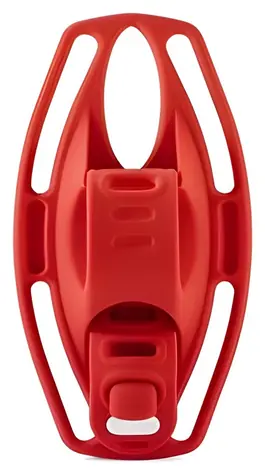 BONE Bike Tie 3 červená / Držák na kolo / pro mobil 4-6,5