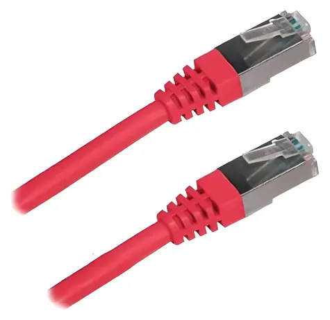 XtendLan červená / Patch kabel / Cat5e / FTP / 0,5m