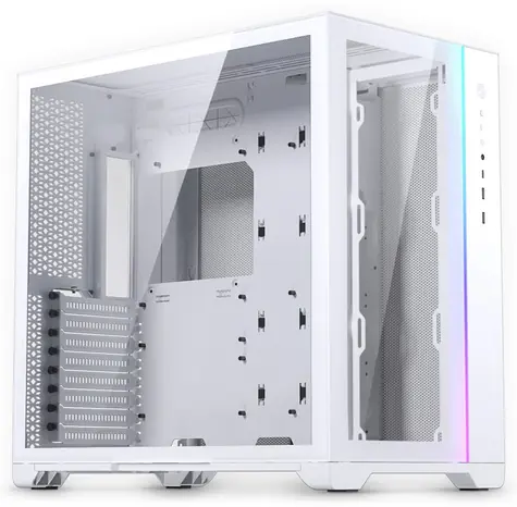 Metallic Gear by Phanteks NEO Qube v.2 bílá / Skříň / ATX / 2x USB 3.0 / USB-C 3.1 / ARGB / tvrzené sklo