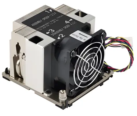 SUPERMICRO SNK-P0068AP4 / Chladič CPU / Aktivní / LGA3647 (Socket P) / 2U / Čtvercový ILM