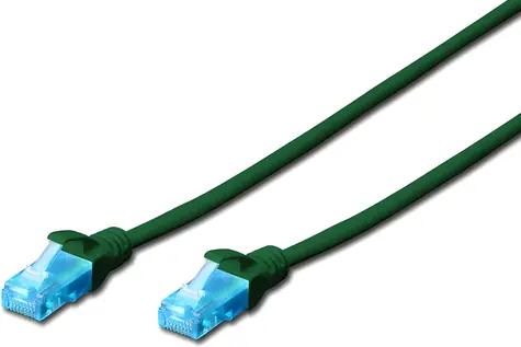 Digitus DK-1512-0025/G zelená / Patch kabel / CAT 5e / UTP / RJ45 - RJ45 / 0,25 m