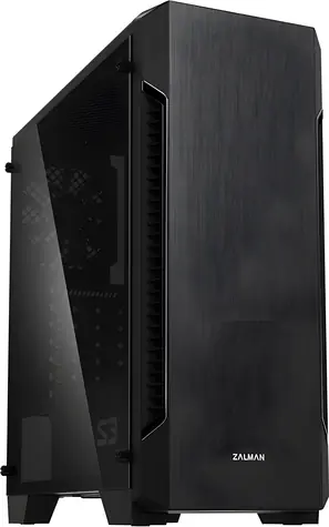 Zalman S3 TG černá / PC skříň / ATX / temperované sklo / 2x USB 3.2 Gen2 + 2x USB 2.0 / bez zdroje