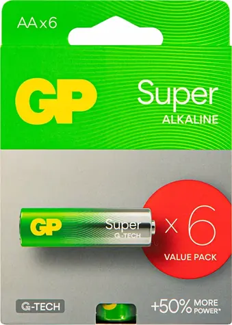 Blow Super / Tužková baterie AA (LR6) / alkalická / 6 ks