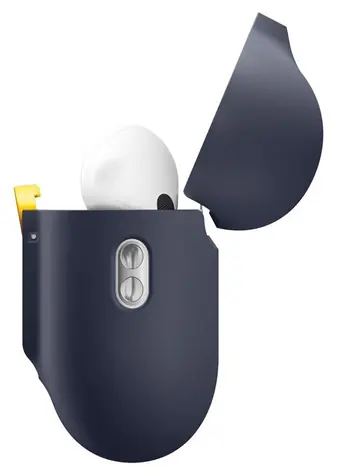 Spigen Nano Pop Blueberry Navy / Pouzdro pro Apple AirPods Pro 3 / TPU silikon / Bezdrátové nabíjení