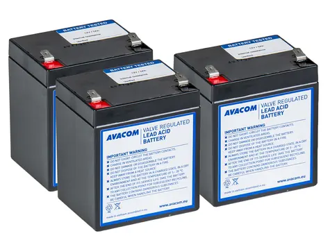 AVACOM AVA-RBP03-12050-KIT / Baterie pro UPS Legrand, Ever / VRLA / 3 ks