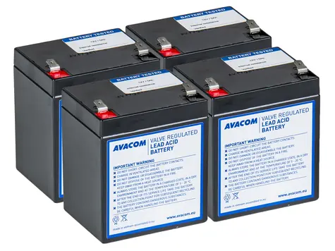 Avacom AVA-RBP04-12050-KIT / Baterie pro UPS / CyberPower, Vertiv / VRLA / 4 ks