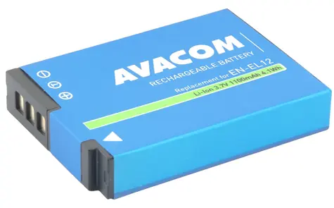 Nikon EN-EL12 / Akumulátor / Li-Ion / 3.7V / 1100mAh / 4.1Wh