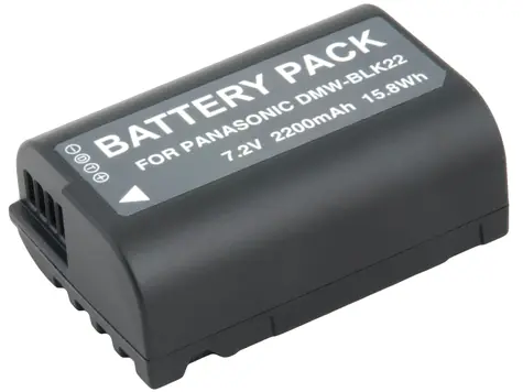 Panasonic DMW-BLK22 / Baterie pro foto / Li-Ion / 7.2V / 2200mAh / 15.8Wh