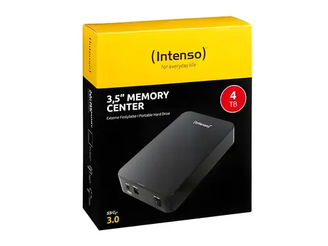 Intenso Memory Center 4TB černá / Externí disk / 3.5