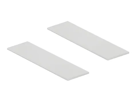 Delock 18287 / Teplovodivé podložky pro M.2 / 2 ks / 70 x 20 mm / 1,75 a 0,75 mm / šedá