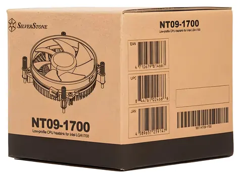 SilverStone SST-NT09-1700 / Chladič procesoru / Socket 1700 / 92mm ventilátor / výška 45 mm