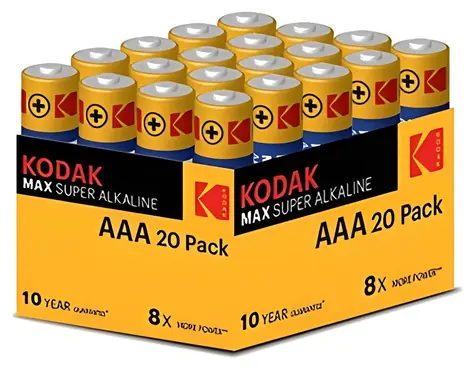 Kodak MAX SUPER AAA / Alkalická baterie / 20 ks