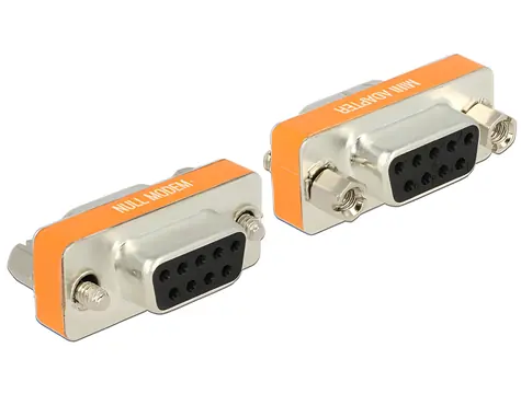 Delock D-Sub9 (F) - D-Sub9 (F) / Adaptér / Nulmodem / Sériový