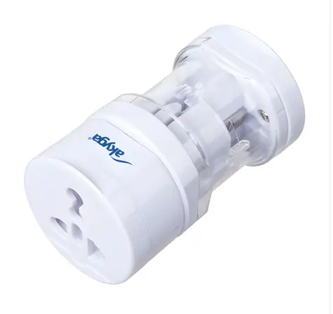 Akyga bílá / Cestovní adaptér / univerzální / 110-250 V