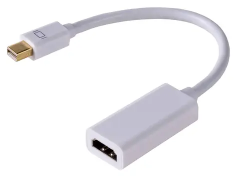 Akyga / Adaptér mini DisplayPort - HDMI / 15 cm / PVC