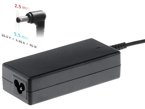 Akyga / Nabíječka na notebook / 20V / 4.5A / 90W / 5.5x2.5 mm / pro Lenovo