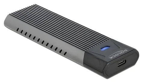 Delock / Box pro M.2 SSD / USB-C 3.2 Gen 2 10 Gbps / NVMe PCIe i SATA / beznástrojový