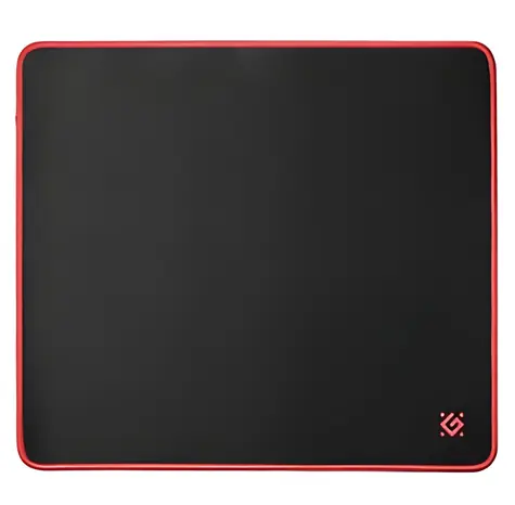 Defender Black XXL černá / Herní podložka pod myš / 400 x 355 x 3 mm