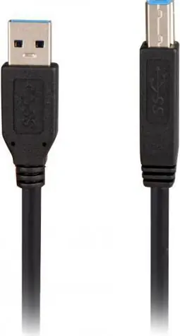 Sharkoon černá / Kabel / USB-A - USB-B / USB 3.2 Gen 1 / 2 m