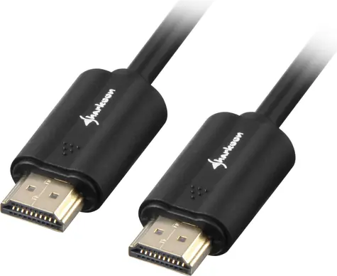 Sharkoon černá / Kabel HDMI (M) - HDMI (M) / 4K / Ethernet / 1 m