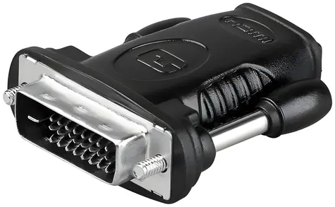 Goobay 68482 černá / Adaptér / HDMI na DVI-D