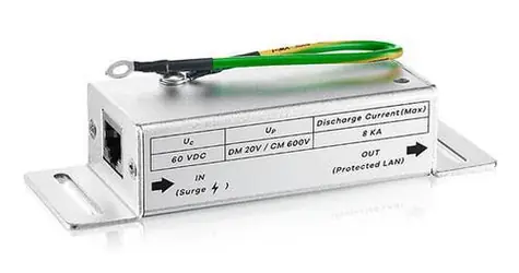 ZyXEL SURGEPRO-GE / Ochrana proti přepětí PoE / 2x RJ-45 / PoE++ 60 W / 1 Gbps