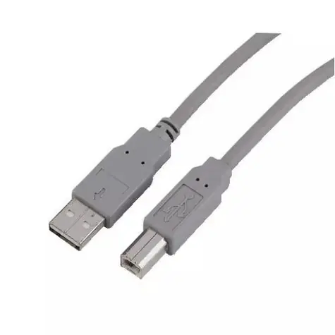Sharkoon šedá / Kabel USB-A 2.0 - USB-B 2.0 / 0,5 m