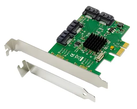 Dawicontrol DC-614e / Řadič / RAID SATA 6 Gb/s / PCIe 2.0 / 4 porty / Low Profile