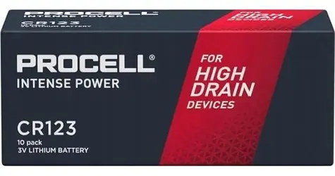 Duracell Procell CR123A / Baterie / Lithiová / 1,6 Ah / 10 ks