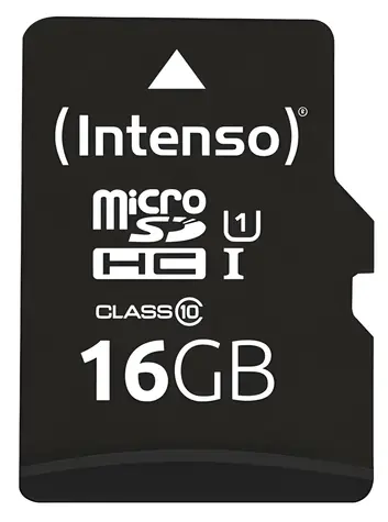 Intenso UHS-I Performance 16GB / Paměťová karta microSDXC / Class 10 / UHS-I U1 / čtení 90 MB/s