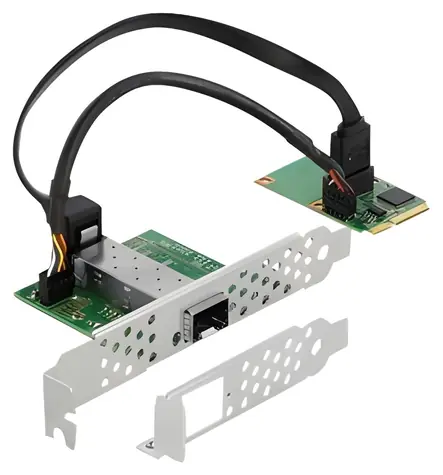 DeLock 95267 / Síťová karta / Mini-PCIe / 1x SFP / Gigabit LAN / Intel i210