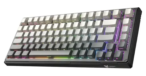 Onikuma G83 černá / Herní klávesnice / Bluetooth 5.0 / 2,4 GHz / USB-C / RGB / Hot-swap