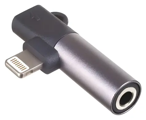 Akyga Lightning na Jack 3,5mm černá / Audio adaptér / ABS