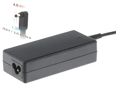Akyga / Nabíječka na notebook / pro Asus / 19V / 2.37A / 45W / 4.0x1.35mm