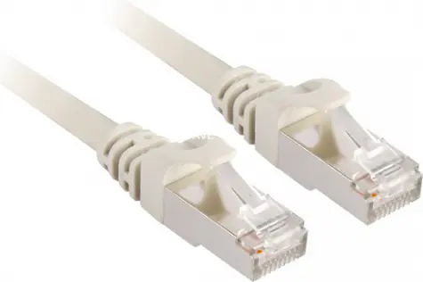 Sharkoon RJ45 Cat.6 SFTP šedá / Patch kabel / Gigabit Ethernet / 0,25 m