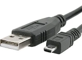 Sharkoon černá / Propojovací kabel / USB 2.0 A - mini B / 2 m