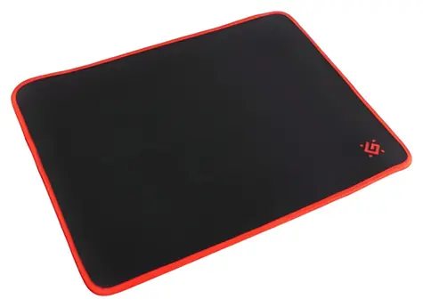 Defender Black M černá / Herní podložka pod myš / 360 x 270 x 3 mm