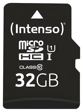 Intenso UHS-I Performance 32GB / Paměťová karta / microSDXC / Class 10 / UHS-I U1 / čtení: 90MBs
