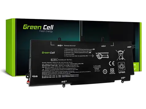 Green Cell BL06XL pro HP EliteBook Folio 1040 G1, G2 / Baterie do notebooku / Li-Pol / 10,8V / 3100mAh