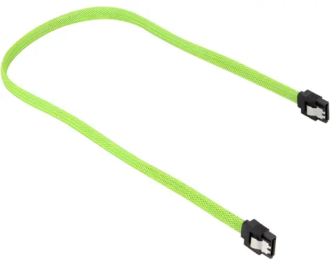 Sharkoon SATA III zelený / Kabel / SATA 6 Gbit/s / 30 cm