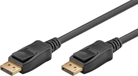 Goobay DisplayPort 2.1 černá / Kabel / 2 m / 80 Gbit/s / 16K/60Hz / HDCP 2.2