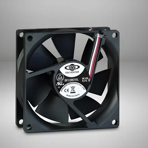 Inter-Tech Fan Bulk 80mm / Ventilátor / 80 x 80 x 25 mm / 2200 ot./min / 27,2 dB / 3 pin