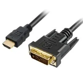 Sharkoon HDMI - DVI-D černá / Kabel / 24+1 / 1 m / max. 3840x2400